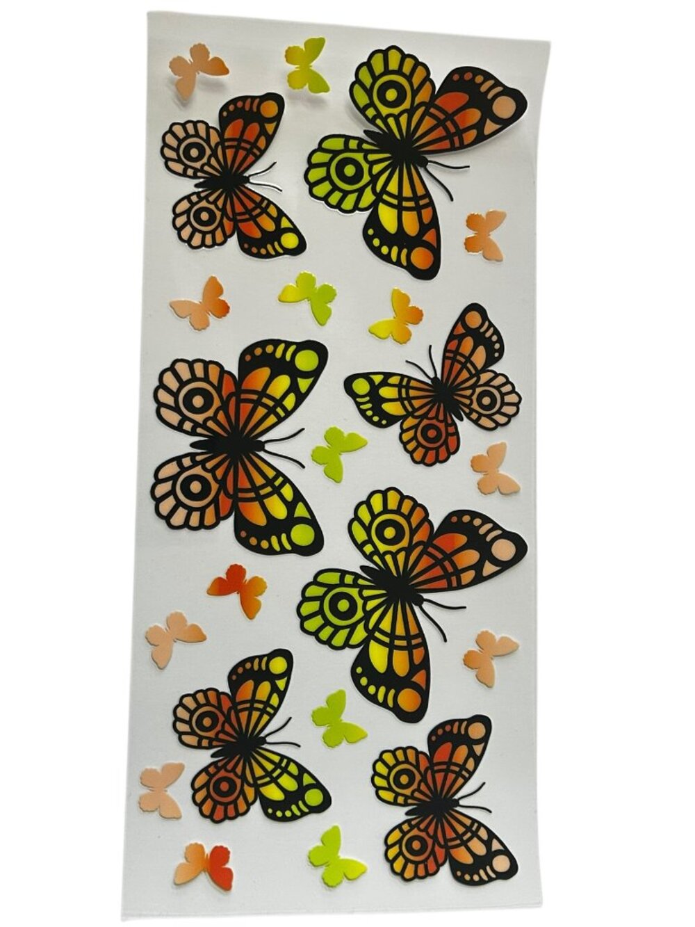 Orange Butterfly Cup Wrap | Tumbler Design